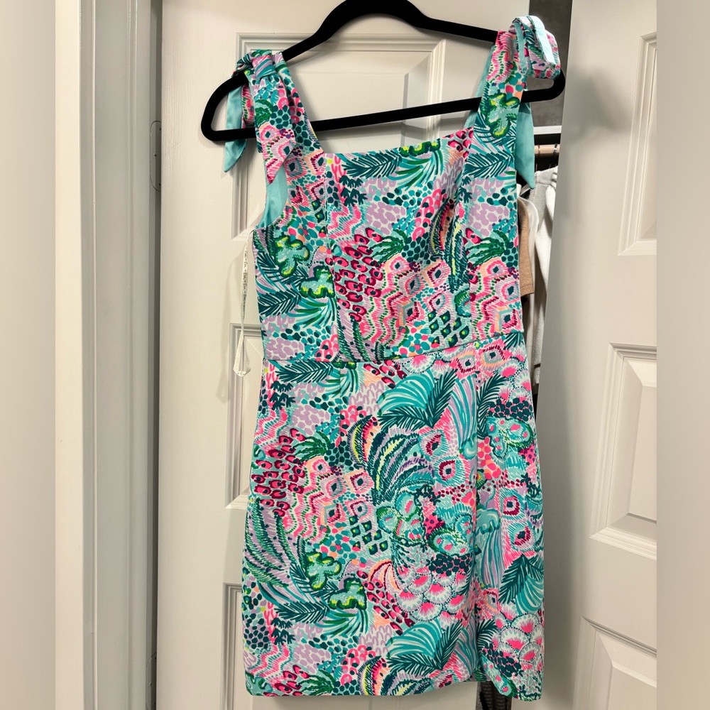 Lilly Pulitzer Linnae Romper Multi Banana Split size 0